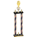 Double Flag USA Victory Pickleball Trophy