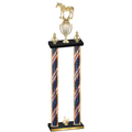 Double Flag USA Third Place Horses Trophy