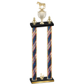 Double Flag USA Second Place Horses Trophy