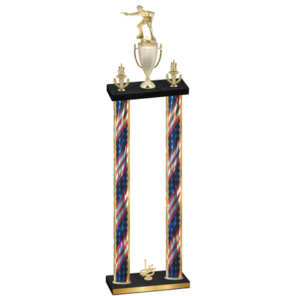 Double Flag USA First Place Shooter Trophy