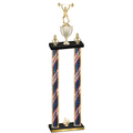 Double Flag USA Fourth Place Weights Trophy