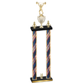 Double Flag USA Year Weights Trophy