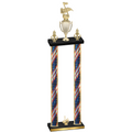 Double Flag USA First Place Music Trophy