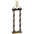 Double Flag USA Fourth Place Academics Trophy