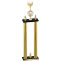 Double Gold Carbon Fiber Victory Victory Trophy