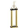 Double Gold Carbon Fiber Year Archery Trophy