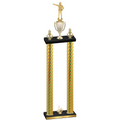 Double Gold Carbon Fiber First Place Shooter Trophy
