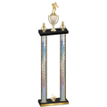 Double Silver Glacier First Place Rugby Trophy
