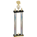 Double Silver Glacier Third Place Running Trophy