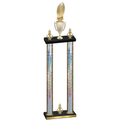 Double Silver Glacier Victory Football Trophy