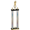 Double Silver Glacier Year Football Trophy