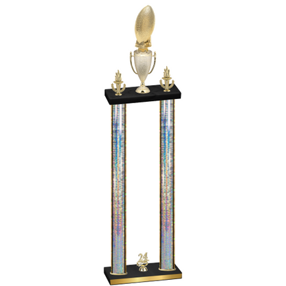 Double Silver Glacier Year Football Trophy