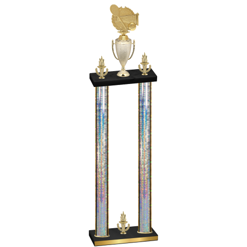 Double Silver Glacier Victory Tennis Trophy