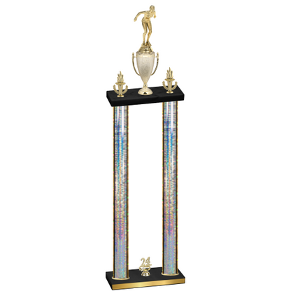 Double Silver Glacier Year Tennis Trophy