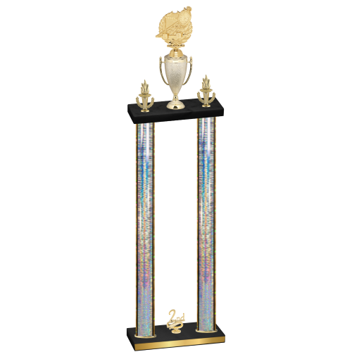 Double Silver Glacier Second Place Swimming Trophy