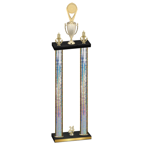 Double Silver Glacier Year Insert Trophy