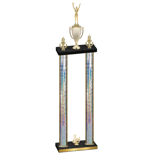 Double Silver Glacier Third Place Victory Trophy