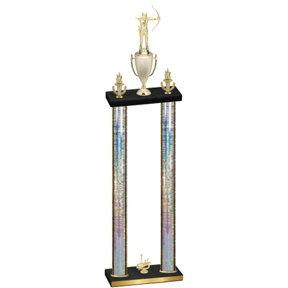 Double Silver Glacier First Place Archery Trophy