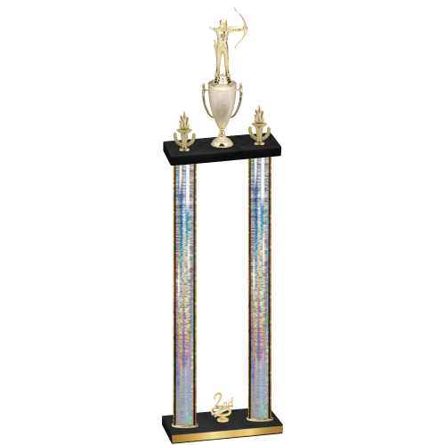 Double Silver Glacier Second Place Archery Trophy