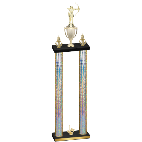 Double Silver Glacier First Place Archery Trophy