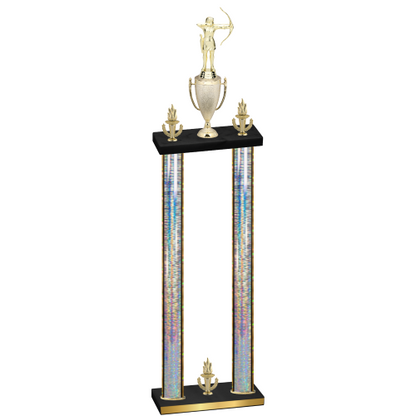 Double Silver Glacier Victory Archery Trophy