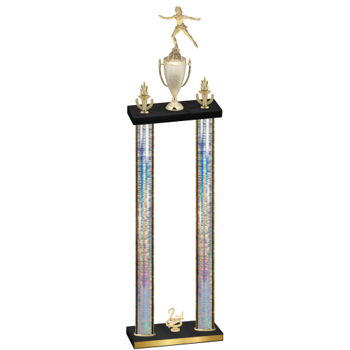 Double Silver Glacier Second Place Skater Trophy