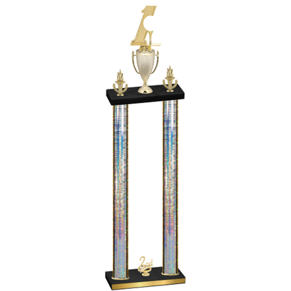 Double Silver Glacier Second Place Golf Trophy