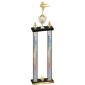Double Silver Glacier Second Place Karate Trophy