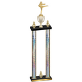 Double Silver Glacier Victory Karate Trophy
