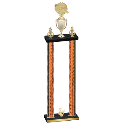 Double Orange Glacier Second Place Running Trophy