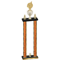 Double Orange Glacier Year Volleyball Trophy