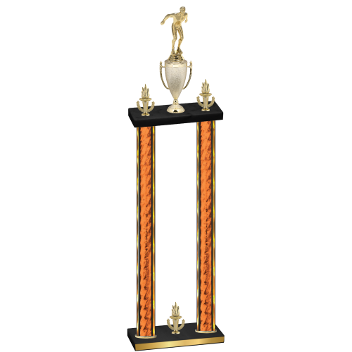 Double Orange Glacier Victory Swimming Trophy