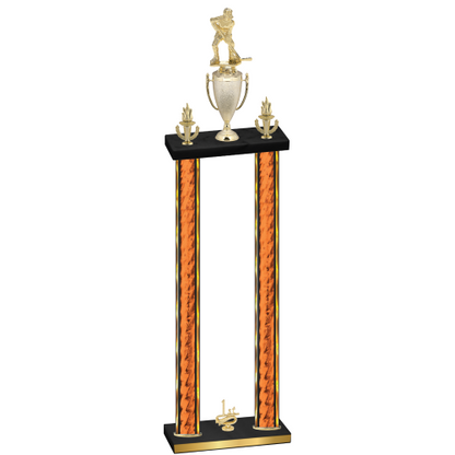 Double Orange Glacier First Place Hockey Trophy