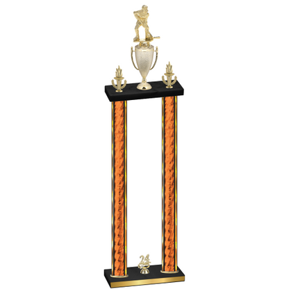 Double Orange Glacier Year Hockey Trophy