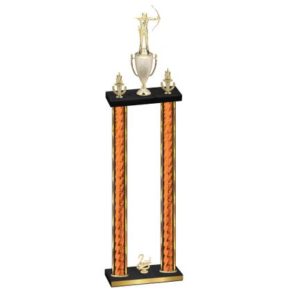 Double Orange Glacier Second Place Archery Trophy