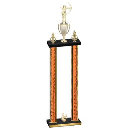 Double Orange Glacier Third Place Archery Trophy