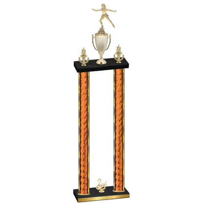 Double Orange Glacier Second Place Skater Trophy
