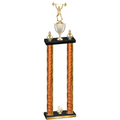 Double Orange Glacier Fourth Place Weights Trophy