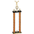 Double Orange Glacier Year Weights Trophy