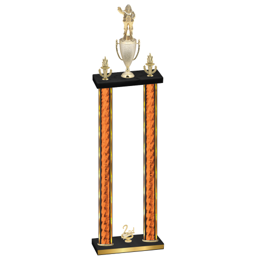 Double Orange Glacier Second Place Holiday Trophy