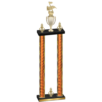 Double Orange Glacier Victory Music Trophy