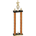 Double Orange Glacier Year Music Trophy