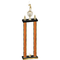 Double Orange Glacier First Place Golf Trophy