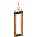 Double Orange Glacier Fourth Place Golf Trophy