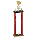 Double Red Glacier Second Place Tennis Trophy