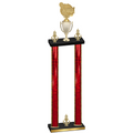 Double Red Glacier Victory Tennis Trophy