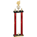 Double Red Glacier Fourth Place Swimming Trophy