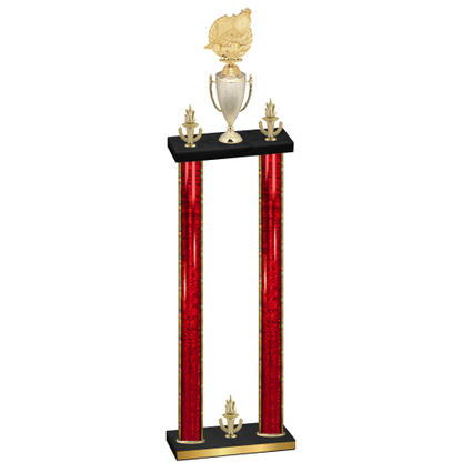 Double Red Glacier Victory Swimming Trophy