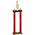 Double Red Glacier First Place Hockey Trophy
