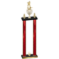 Double Red Glacier Second Place Hockey Trophy